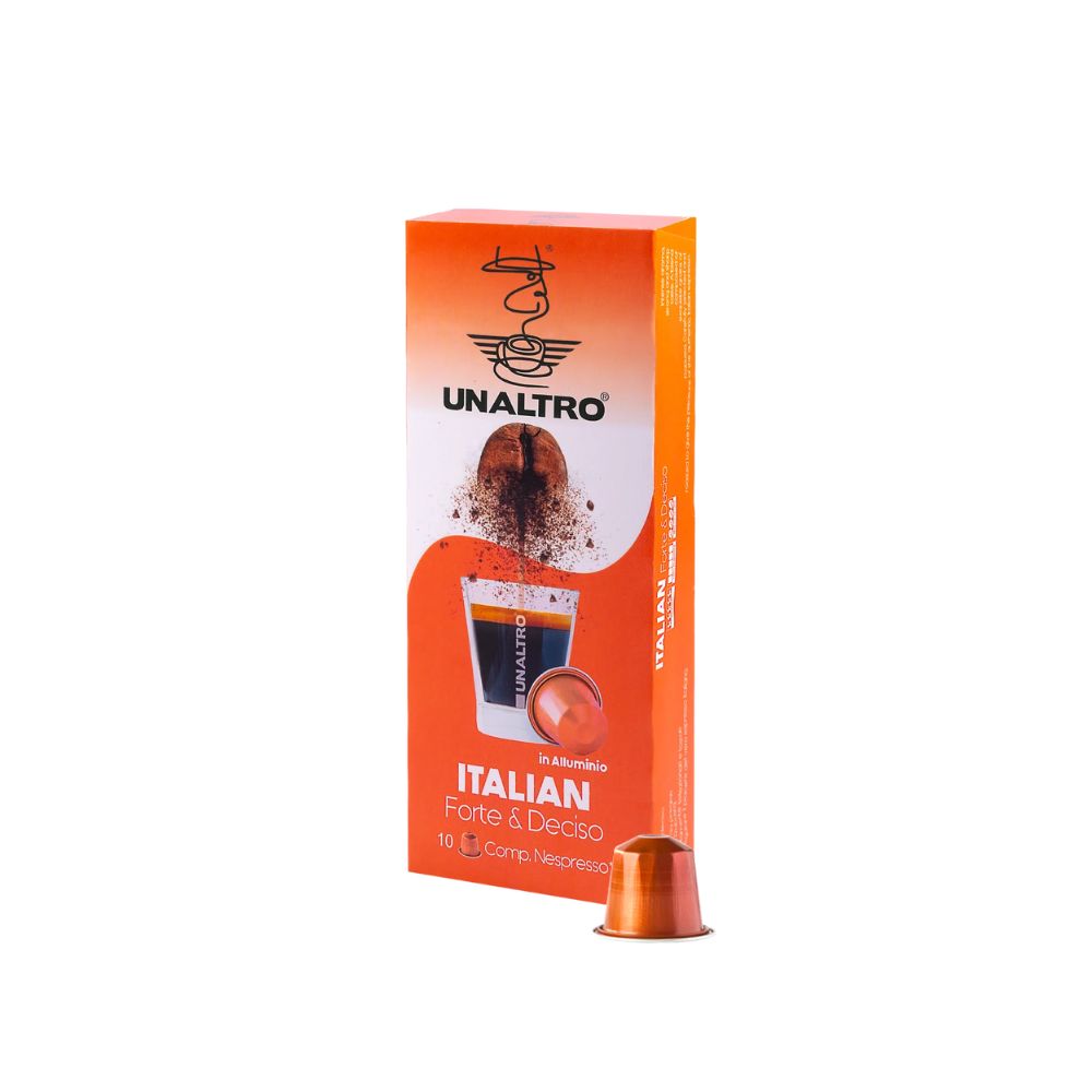 Unaltro Miscela Italian κάψουλες αλουμινίου συμβατές με μηχανές Nespresso 10 τεμάχια 3