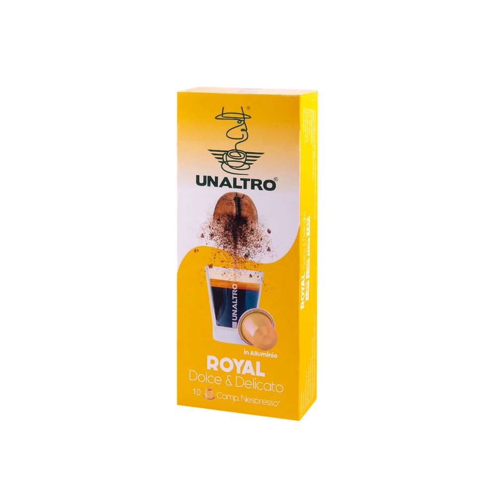 Unaltro Miscela Royal Nespresso συμβατές κάψουλες αλουμινίου 10 τεμάχια 1