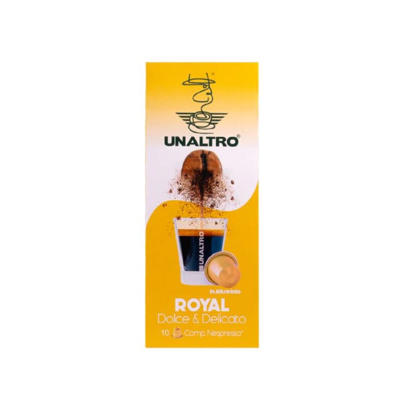 Unaltro Miscela Royal Nespresso συμβατές κάψουλες αλουμινίου 10 τεμάχια 2