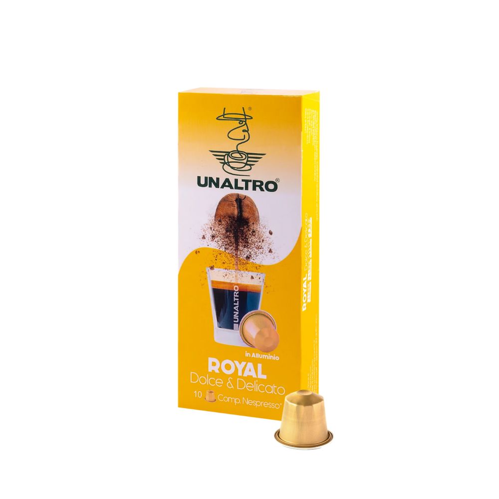 Unaltro Miscela Royal Nespresso συμβατές κάψουλες αλουμινίου 10 τεμάχια 3