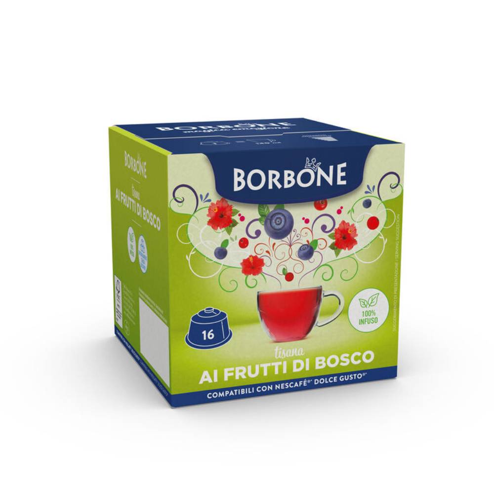 Caffe Borbone Τσάι φρούτα του δάσους σε κάψουλες dolce gusto 16 τεμάχια 1
