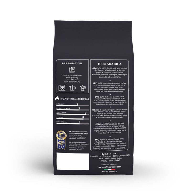 Caffe Borbone 100% Arabica καφές espresso σε κόκκους 1kg 2
