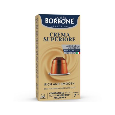 Caffe Borbone Crema Superiore συμβατές κάψουλες Nespresso 10 τεμάχια
