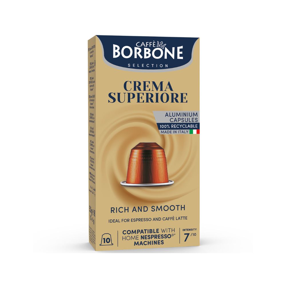 Caffe Borbone Crema Superiore συμβατές κάψουλες Nespresso 10 τεμάχια