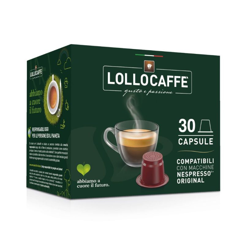 Lollo Caffe Miscela Oro συμβατές κάψουλες Nespresso 30 τεμάχια
