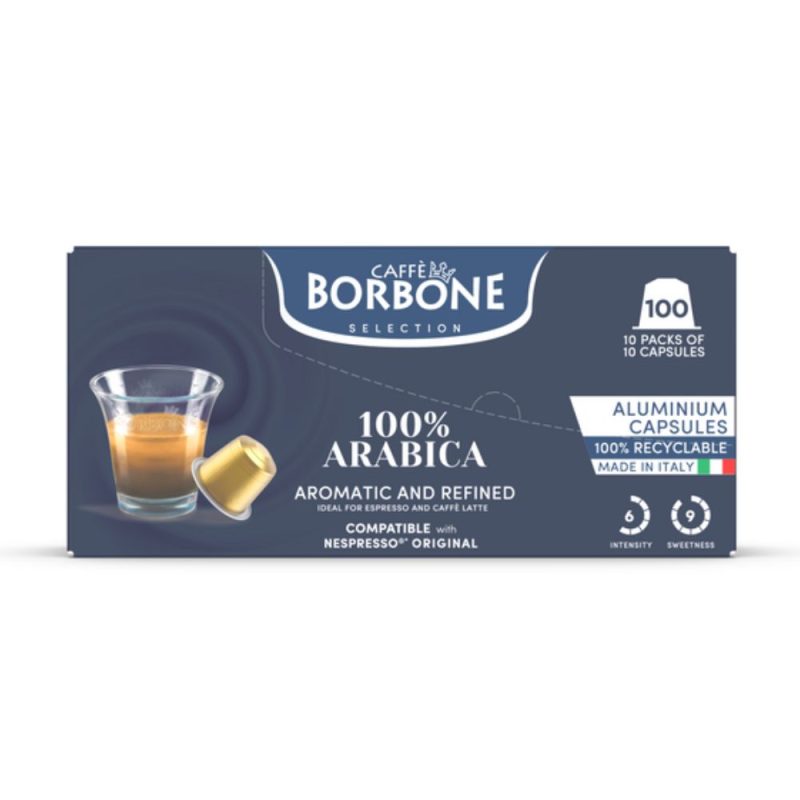 Caffe Borbone 100% Arabica συμβατές κάψουλες Nespresso 100 τεμάχια 2