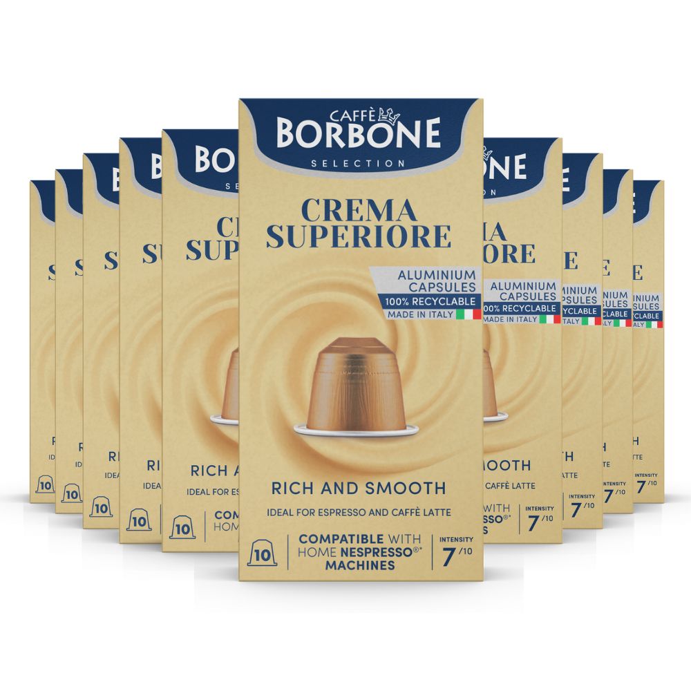 Caffe Borbone Crema Superiore συμβατές κάψουλες Nespresso 100 τεμάχια (2)